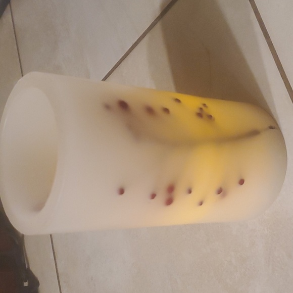 Accents Flameless Flickering Pillar Holiday Candle With Timer Poshmark